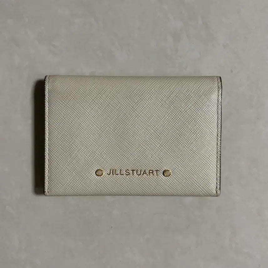 [BUNJANG] Jill Stuart Card Wallet Ivory / 질스튜어트 카드지갑 아이보리