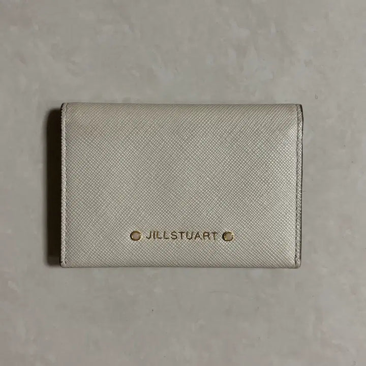 [BUNJANG] Jill Stuart Card Wallet Ivory / 질스튜어트 카드지갑 아이보리