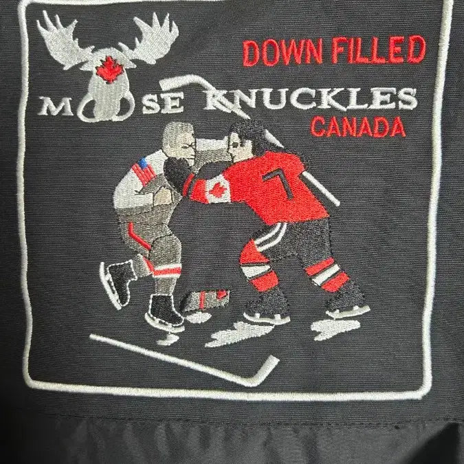 [BUNJANG] Black Padded Jacket (Size 90) / 무스너클 스타일 블랙 남성 패딩 90/ 상태좋음