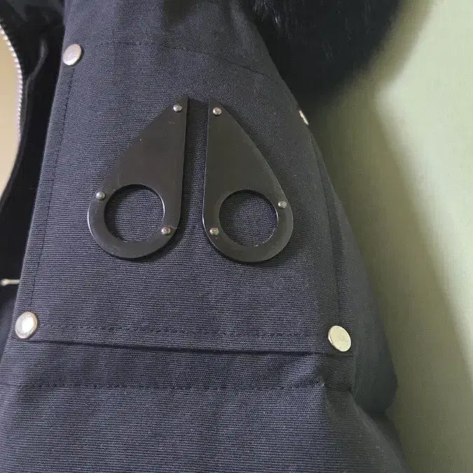 [BUNJANG] Black Padded Jacket (Size 90) / 무스너클 스타일 블랙 남성 패딩 90/ 상태좋음