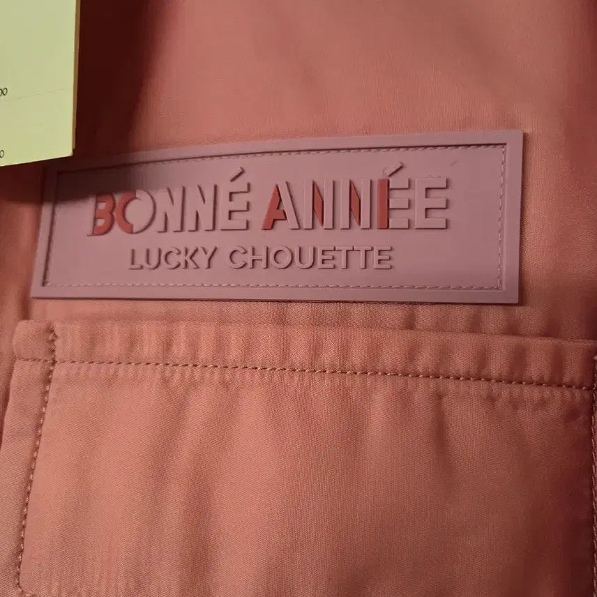 [BUNJANG] Lucky Chouette Pink Jacket Padding / 럭키슈에뜨 분홍색 자켓패딩 새상품