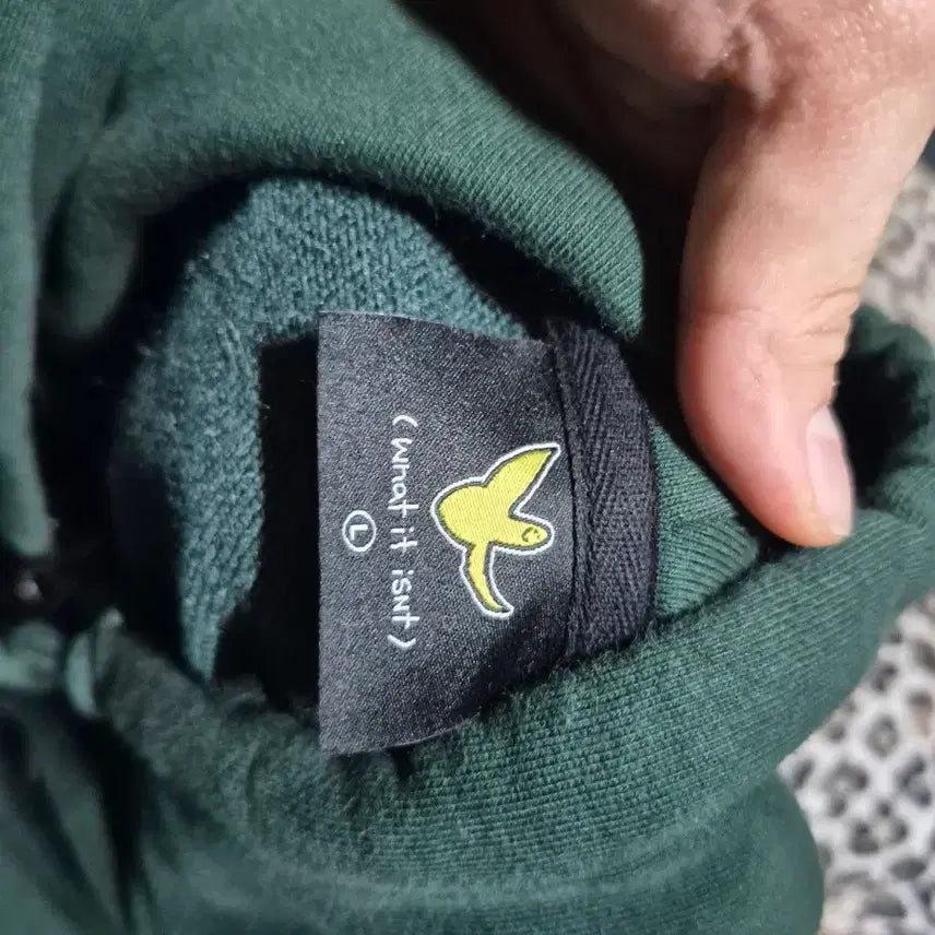 [BUNJANG] What It Isnt Hoodie Green L / 와릿이즌 후드집업 그린 L