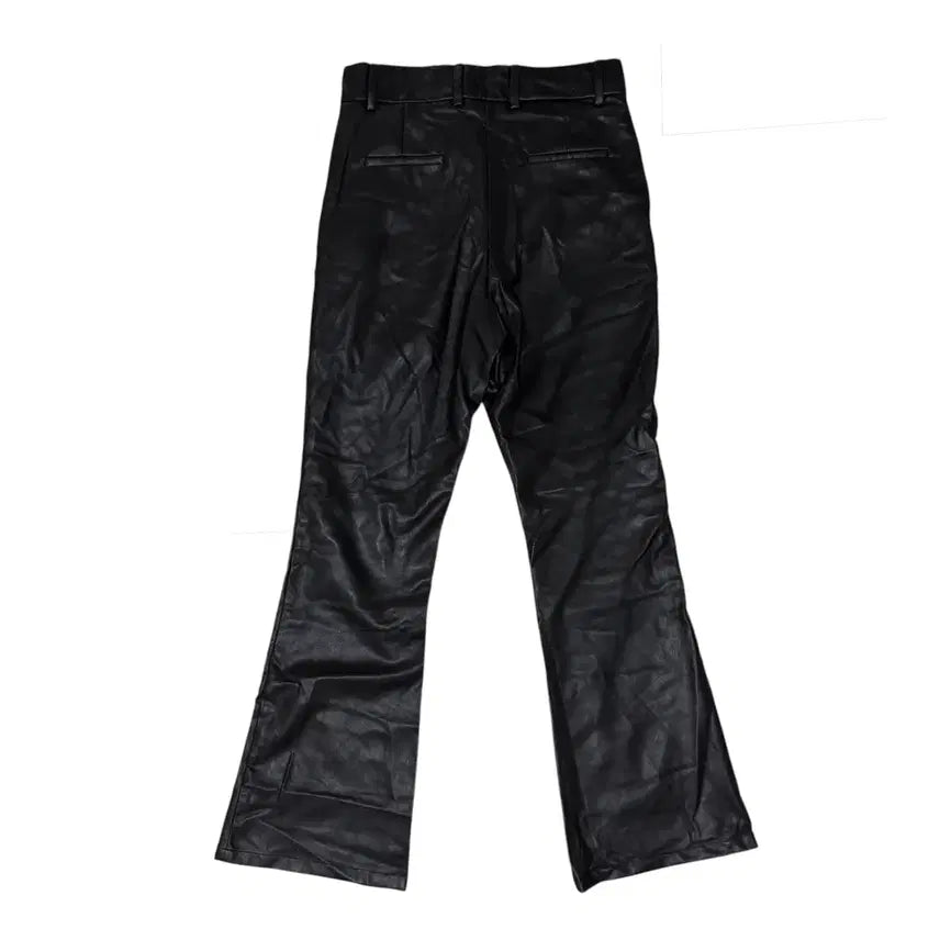 [BUNJANG] Andersson Bell Jamie Side Slit Faux Leather Trousers / ANDERSSON BELL JAMIE 사이드 슬릿 레더 트라우저
