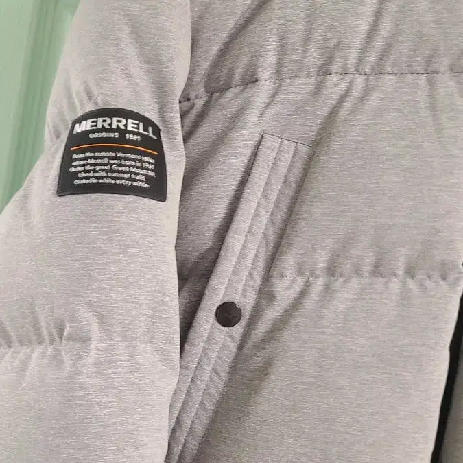 [BUNJANG] Merrell Long Padded Jacket Gray / 메렐 Merrell 롱 패딩 그레이