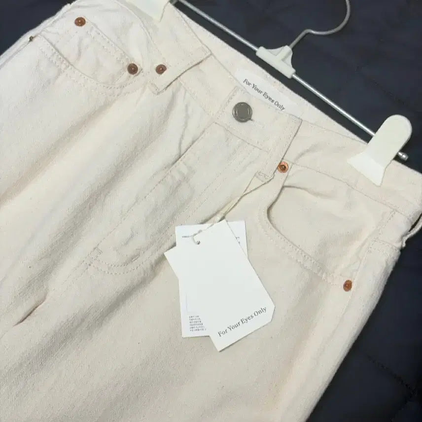 [BUNJANG] Fyeo Wide Flare Denim Pants / Fyeo 포유온 와이드 플레어 데님 내추럴 (새상품)