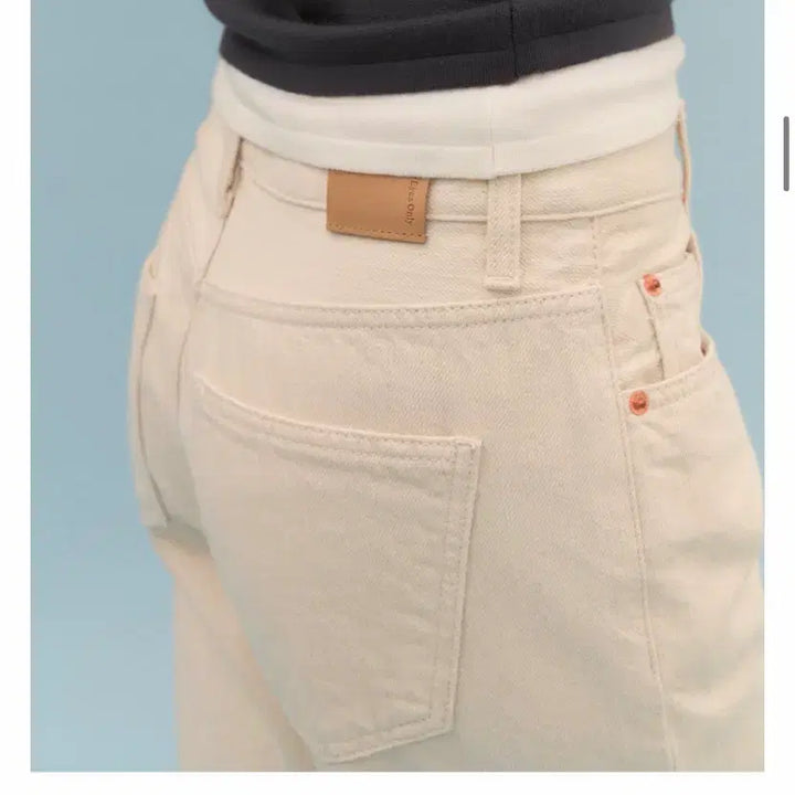 [BUNJANG] Fyeo Wide Flare Denim Pants / Fyeo 포유온 와이드 플레어 데님 내추럴 (새상품)