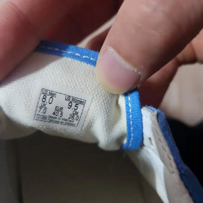 [BUNJANG] Vans Old Skool Sky Blue Sneakers / 반스올드스쿨