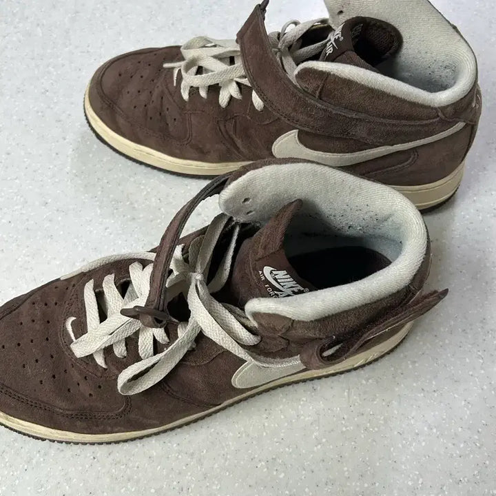 [BUNJANG] Nike Force 1 Mid Chocolate / [280] 나이키 포스 미드 초콜릿