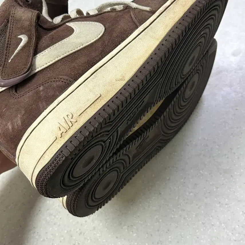 [BUNJANG] Nike Force 1 Mid Chocolate / [280] 나이키 포스 미드 초콜릿