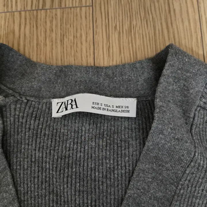 [BUNJANG] Zara Gray Cardigan / 자라 회색 가디건