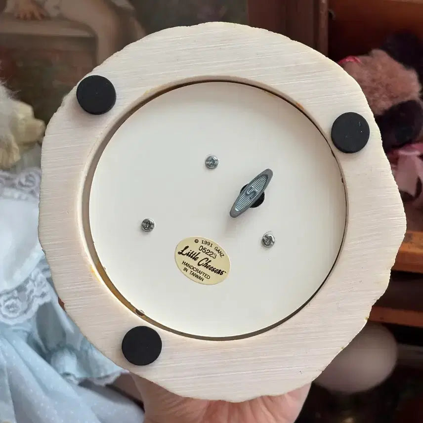 [BUNJANG] Ganz Little Cheesers Mouse Figurine Music Box / 1991년도 빈티지 Ganz 리틀치저스 생쥐 오르골 고전앤틱피겨린인형소품