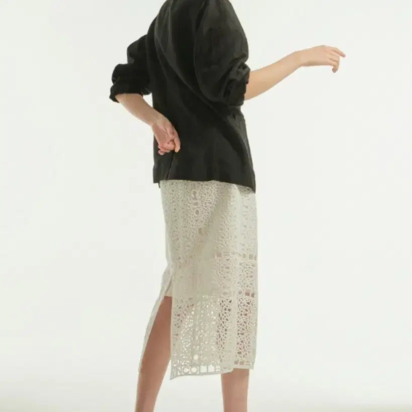 [BUNJANG] LANVIN COLLECTION Linen Blend Single Jacket Black / LANVIN COLLECTION 린넨 블렌드 싱글 재킷 블랙 82