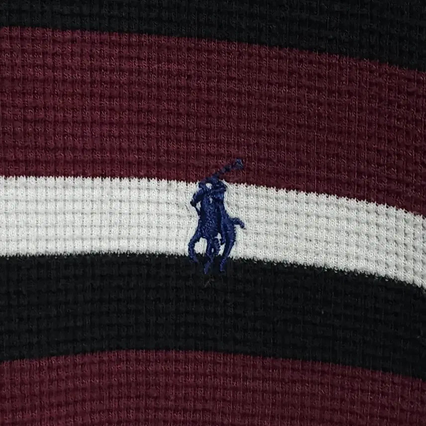 [BUNJANG] Polo Ralph Lauren Striped Crop T-shirt (Refurbished) / 여성 폴로 랄프로렌 스트라이프 크롭 티셔츠 리폼