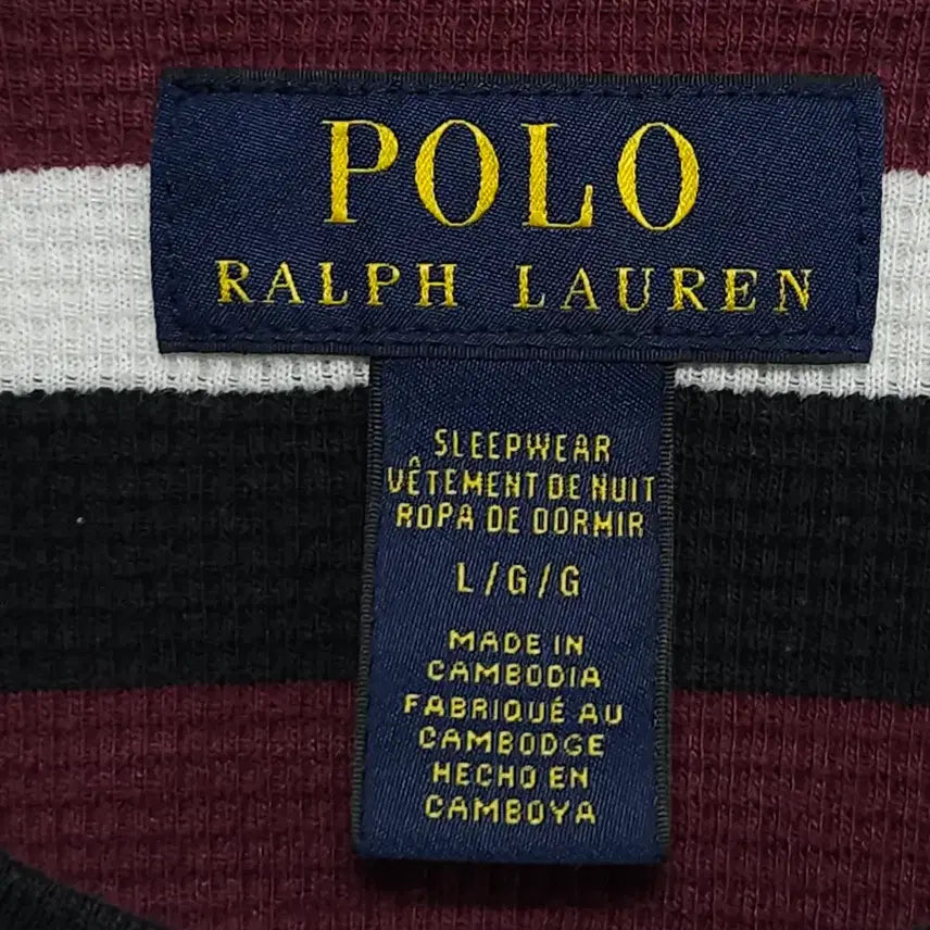 [BUNJANG] Polo Ralph Lauren Striped Crop T-shirt (Refurbished) / 여성 폴로 랄프로렌 스트라이프 크롭 티셔츠 리폼