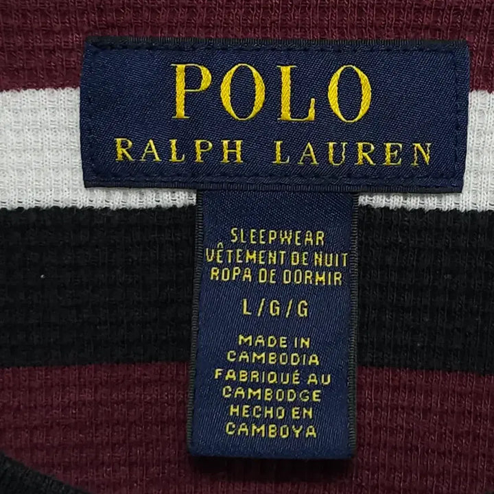 [BUNJANG] Polo Ralph Lauren Striped Crop T-shirt (Refurbished) / 여성 폴로 랄프로렌 스트라이프 크롭 티셔츠 리폼
