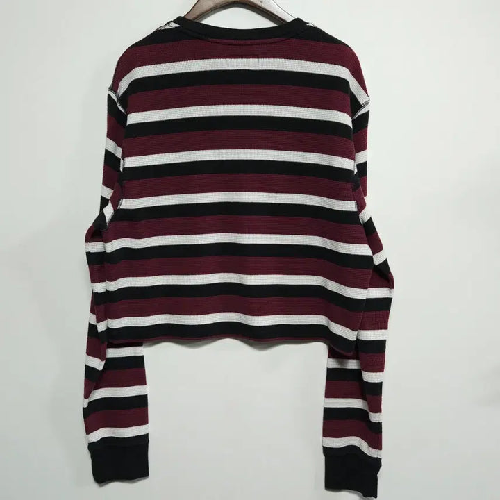 [BUNJANG] Polo Ralph Lauren Striped Crop T-shirt (Refurbished) / 여성 폴로 랄프로렌 스트라이프 크롭 티셔츠 리폼