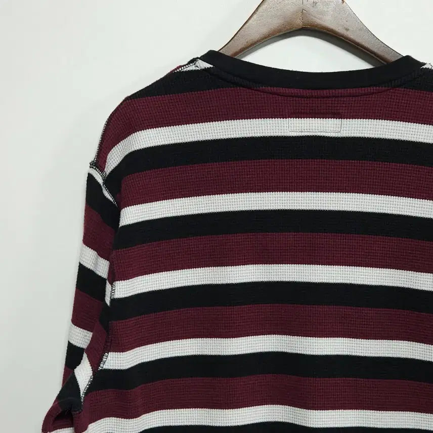 [BUNJANG] Polo Ralph Lauren Striped Crop T-shirt (Refurbished) / 여성 폴로 랄프로렌 스트라이프 크롭 티셔츠 리폼