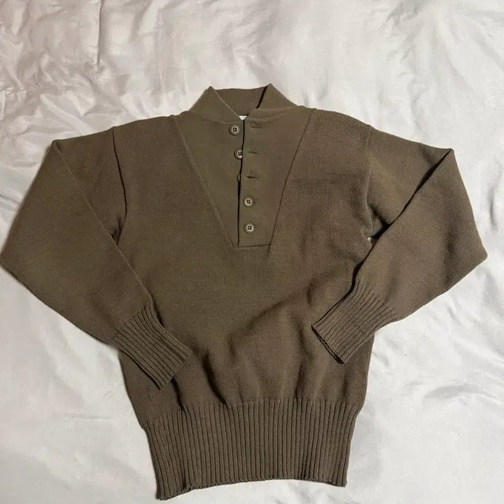 [BUNJANG] US Army 5-Button Knit Sweater / 미군 5버튼 니트