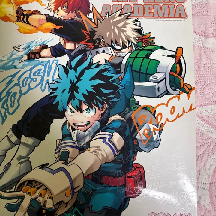 [BUNJANG] My Hero Academia 2023 Limited Calendar Special Edition Bundle Set / 나히아 2023 한정 캘린더 특전 엽사 일괄 판매