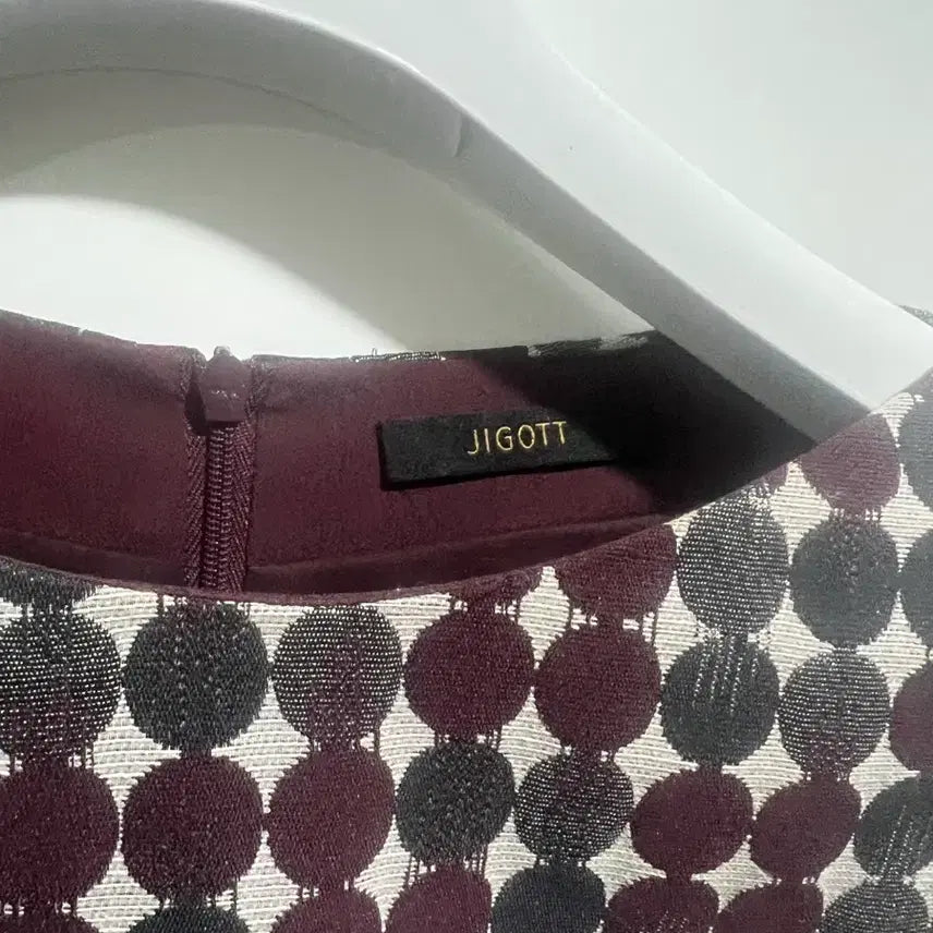 [BUNJANG] JIGOTT Pattern Belted Long Dress / 정품 지고트 JIGOTT 패턴 벨티드 롱원피스