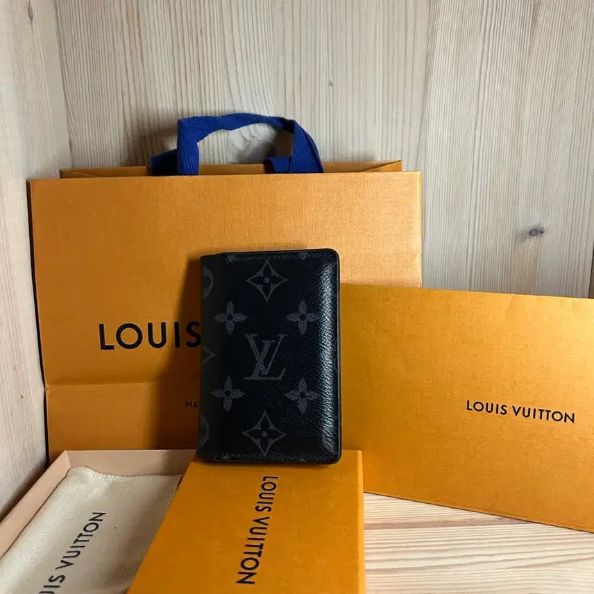 [BUNJANG] Louis Vuitton Pocket Organizer Monogram Eclipse / 루이비통 포켓 오거나이저 모노그램 이클립스 팝니다