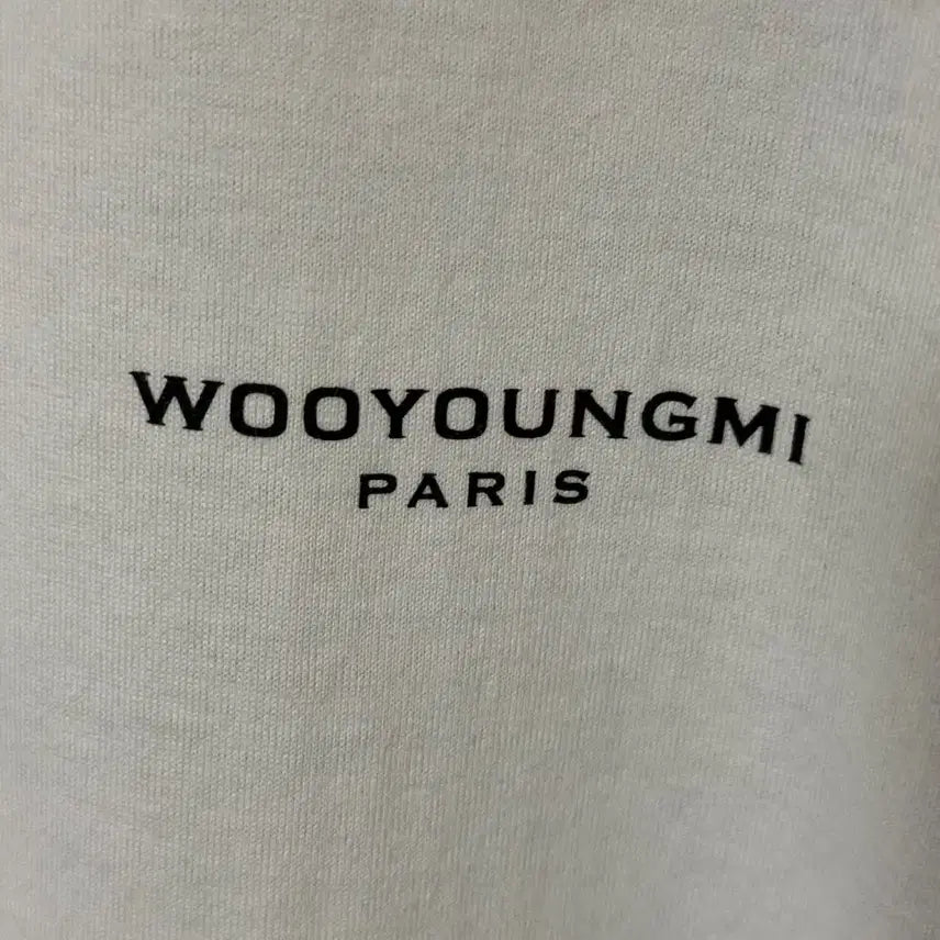 [BUNJANG] Wooyoungmi Flower Back Logo Short Sleeve / [ 48 ] 우영미 플라워 백로고 반팔