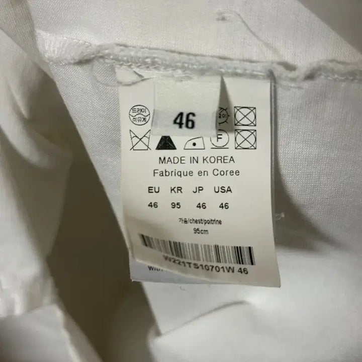 [BUNJANG] Wooyoungmi Flower Back Logo Short Sleeve / [ 48 ] 우영미 플라워 백로고 반팔