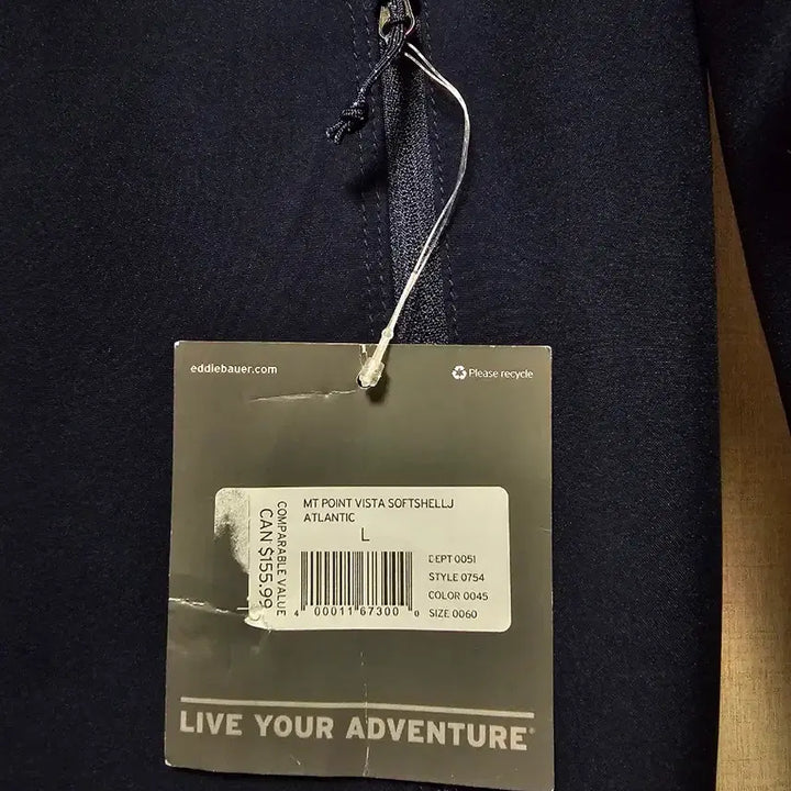 [BUNJANG] Eddie Bauer Point Vista Softshell Jacket (L) / 에디바우어 포인트 비스타 소프트쉘 자켓 (L) 새상품
