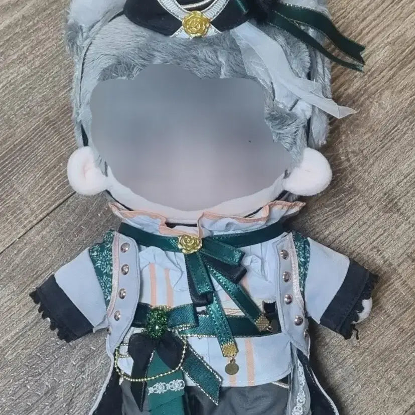 [BUNJANG] 20cm Green Suit Doll Outfit / 인형옷 20깅 초록색 정장 판타지 무속성 옷장 20cm