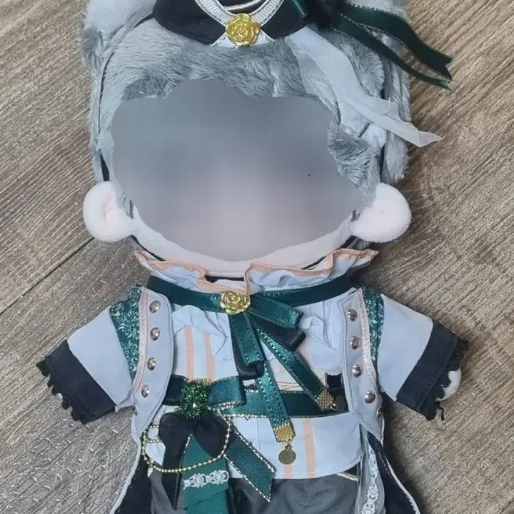 [BUNJANG] 20cm Green Suit Doll Outfit / 인형옷 20깅 초록색 정장 판타지 무속성 옷장 20cm