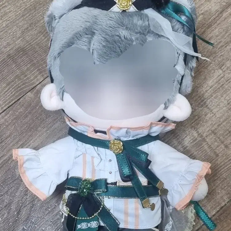 [BUNJANG] 20cm Green Suit Doll Outfit / 인형옷 20깅 초록색 정장 판타지 무속성 옷장 20cm