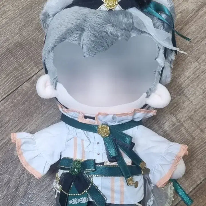 [BUNJANG] 20cm Green Suit Doll Outfit / 인형옷 20깅 초록색 정장 판타지 무속성 옷장 20cm