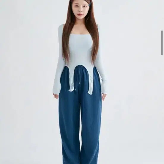 [BUNJANG] Romantic Village RV Summer Jogger Pants Navy / 새상품) 로맨틱빌리지 로빌 RV 썸머 조거 팬츠 네이비