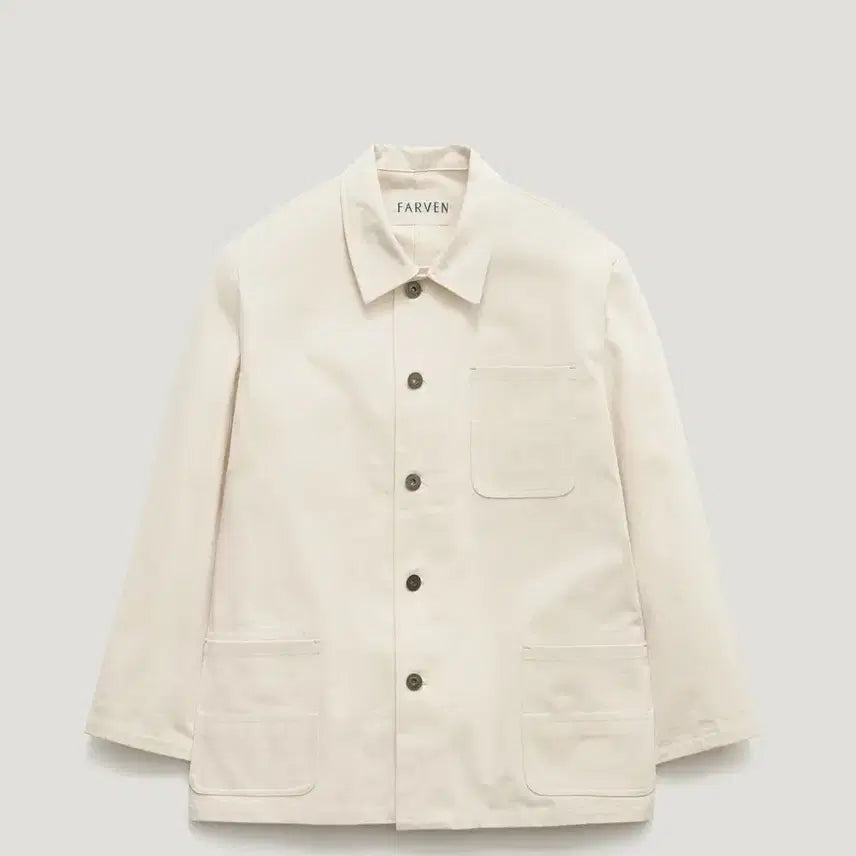 [BUNJANG] Parven Herringbone Work Jacket & Pants Set / 새상품)파르벵 헤링본 워크 자켓+팬츠 M 세트 아이보리