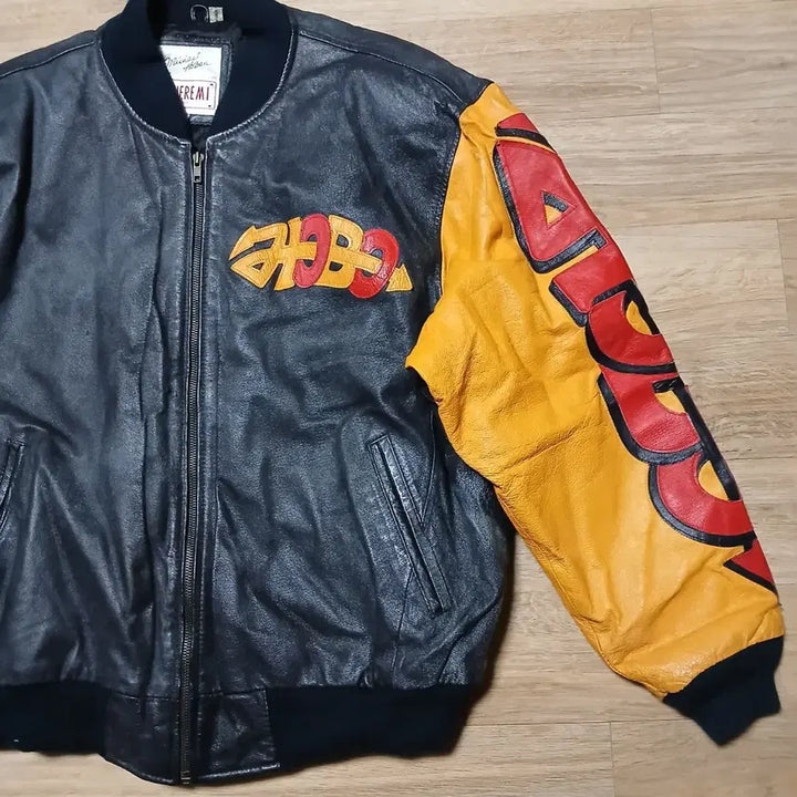 [BUNJANG] Michael Hoban 90s Leather Jacket Vintage / 90s 마이클호반 가죽 레더 자켓 점퍼 올드스쿨 빈티지