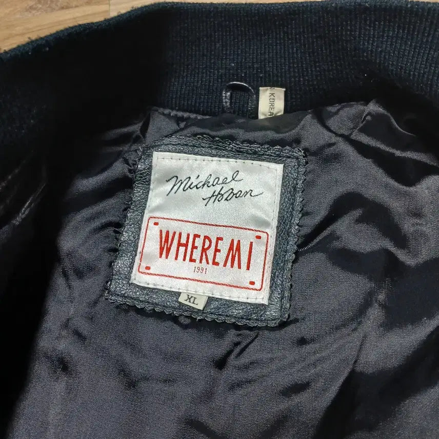 [BUNJANG] Michael Hoban 90s Leather Jacket Vintage / 90s 마이클호반 가죽 레더 자켓 점퍼 올드스쿨 빈티지