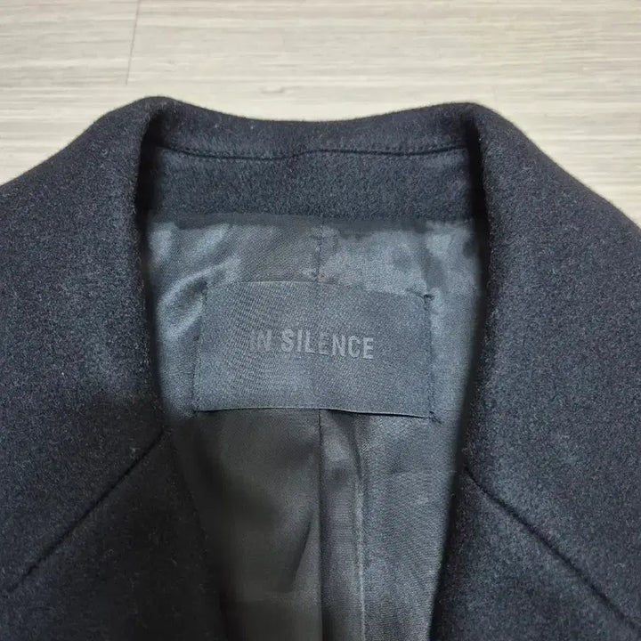 [BUNJANG] ILSAILENCE Double Long Wool Cashmere Coat Black M / 일사일런스 더블 롱 울 캐시미어 코트 블랙 M (100-105)