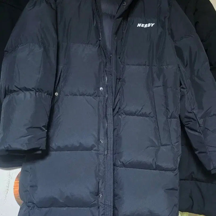 [BUNJANG] NERDY Solid Long Down Padding Black M / 널디 솔리드 롱 다운 패딩 블랙 M 판매합니다.