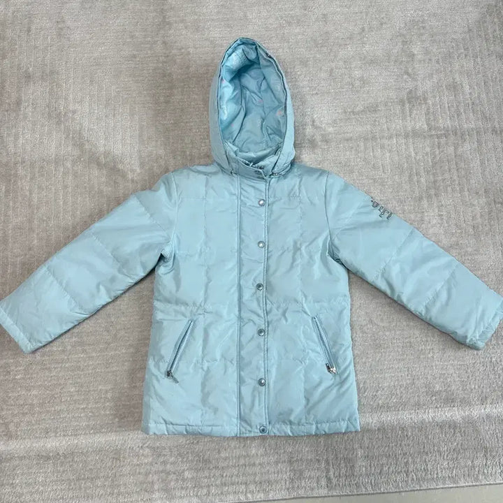 [BUNJANG] Pom ponette Vintage Light Blue Puffer Jumper Jacket / 일본 빈티지 Pom ponette 하늘색 패딩 점퍼