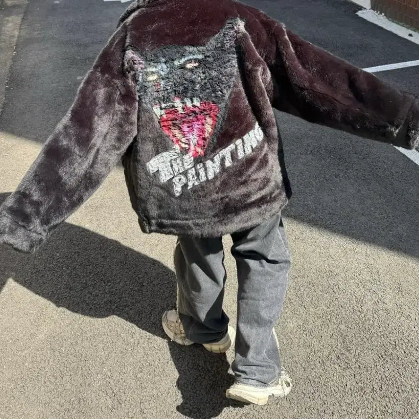 [BUNJANG] Doublet Black Fur Jacket / 더블렛 퍼자켓 팝니다!