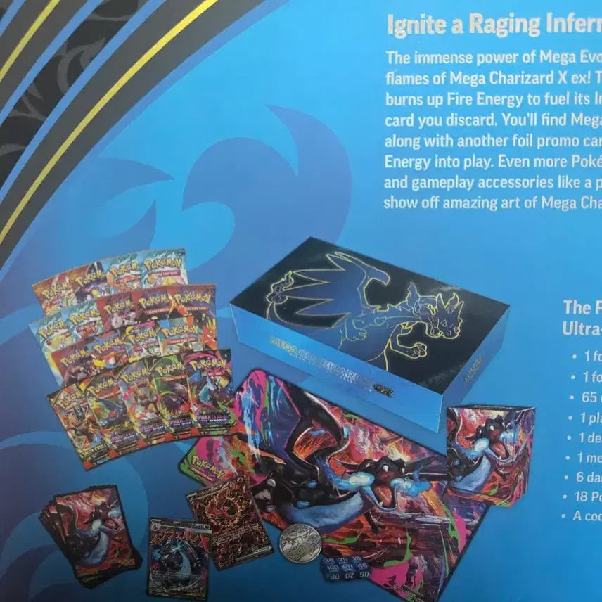 [BUNJANG] Pokemon Mega Charizard UPC Supply Bundle / 포켓몬카드 북미 UPC 메가리자몽 서플라이 일괄