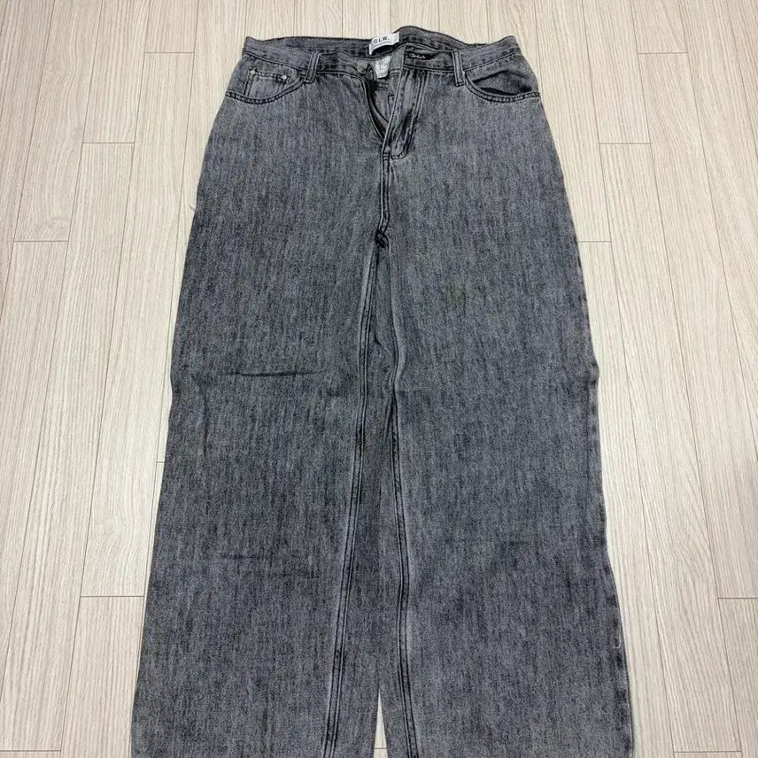 [BUNJANG] Goodlife Works Wide Denim Pants - Gray (M) / 굿라이프웍스 이지 와이드 데님팬츠 그레이 (M)