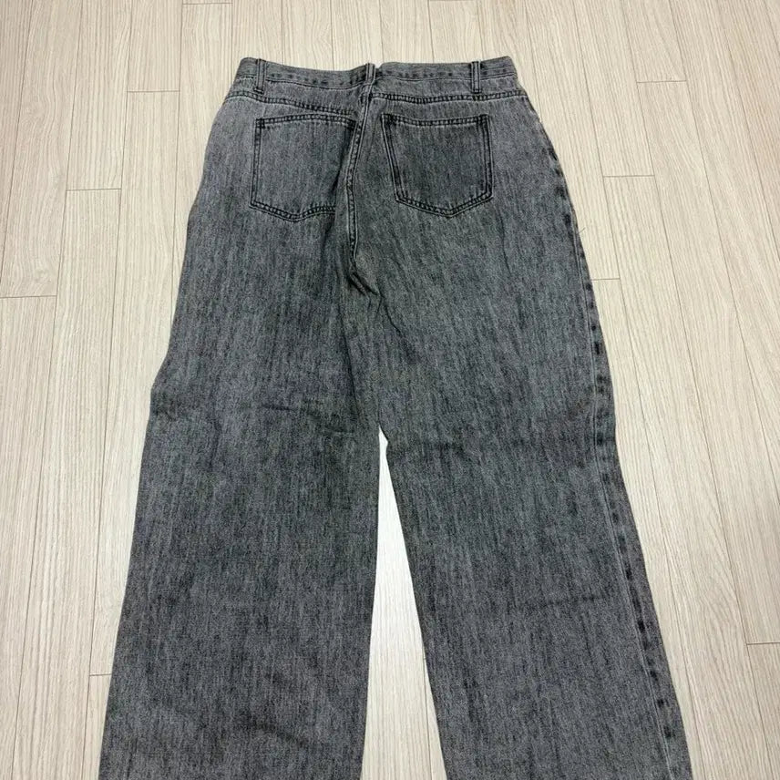 [BUNJANG] Goodlife Works Wide Denim Pants - Gray (M) / 굿라이프웍스 이지 와이드 데님팬츠 그레이 (M)