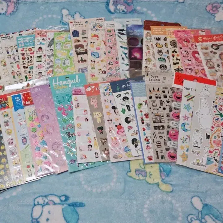 [BUNJANG] Assorted Sticker Bundle (40 Pieces) / 일반스티커 모음 총 40장 일괄:)