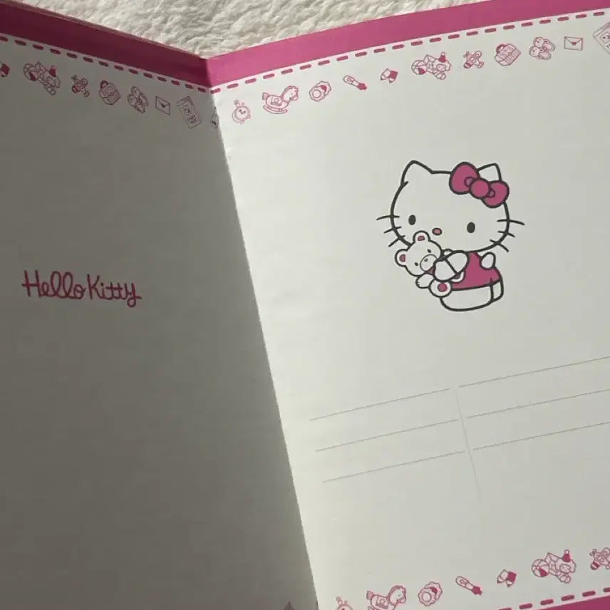 [BUNJANG] Hello Kitty Pink Note / 헬로키티 핑크 노트