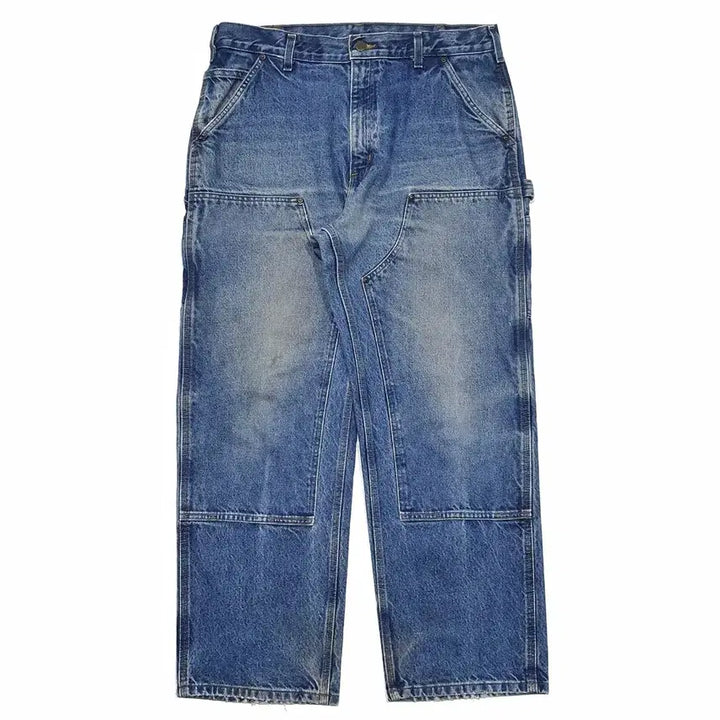 [BUNJANG] Carhartt Double Knee Denim B73 Jeans / 칼하트 더블니 데님 B73 굿 페이딩 36 (34~35) 덩가리 핏