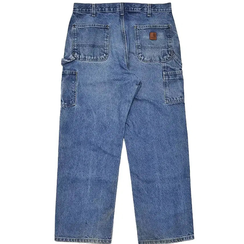 [BUNJANG] Carhartt Double Knee Denim B73 Jeans / 칼하트 더블니 데님 B73 굿 페이딩 36 (34~35) 덩가리 핏
