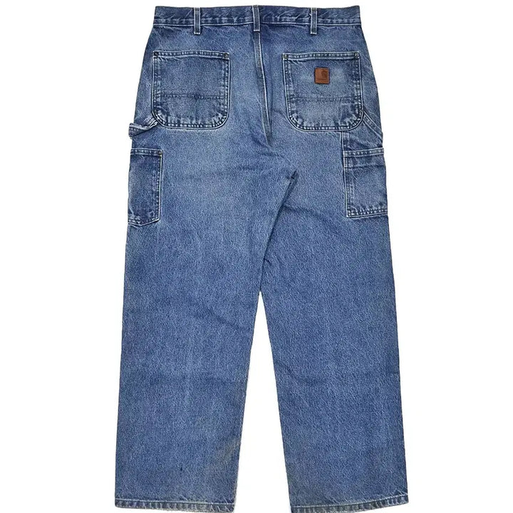 [BUNJANG] Carhartt Double Knee Denim B73 Jeans / 칼하트 더블니 데님 B73 굿 페이딩 36 (34~35) 덩가리 핏