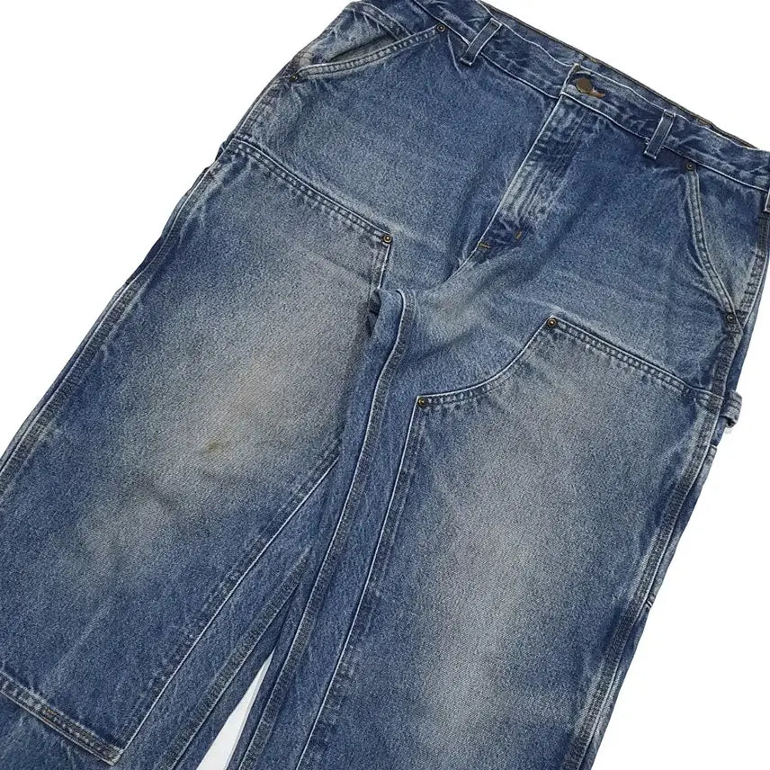 [BUNJANG] Carhartt Double Knee Denim B73 Jeans / 칼하트 더블니 데님 B73 굿 페이딩 36 (34~35) 덩가리 핏