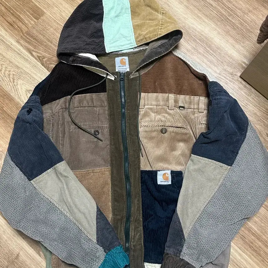[BUNJANG] Carhartt Reconstructed Hoodie Jacket XL / 칼하트 리폼 후드집업자켓 xl
